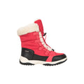 Red - Pack Shot - Mountain Warehouse Womens-Ladies Snowflake Snow Boots