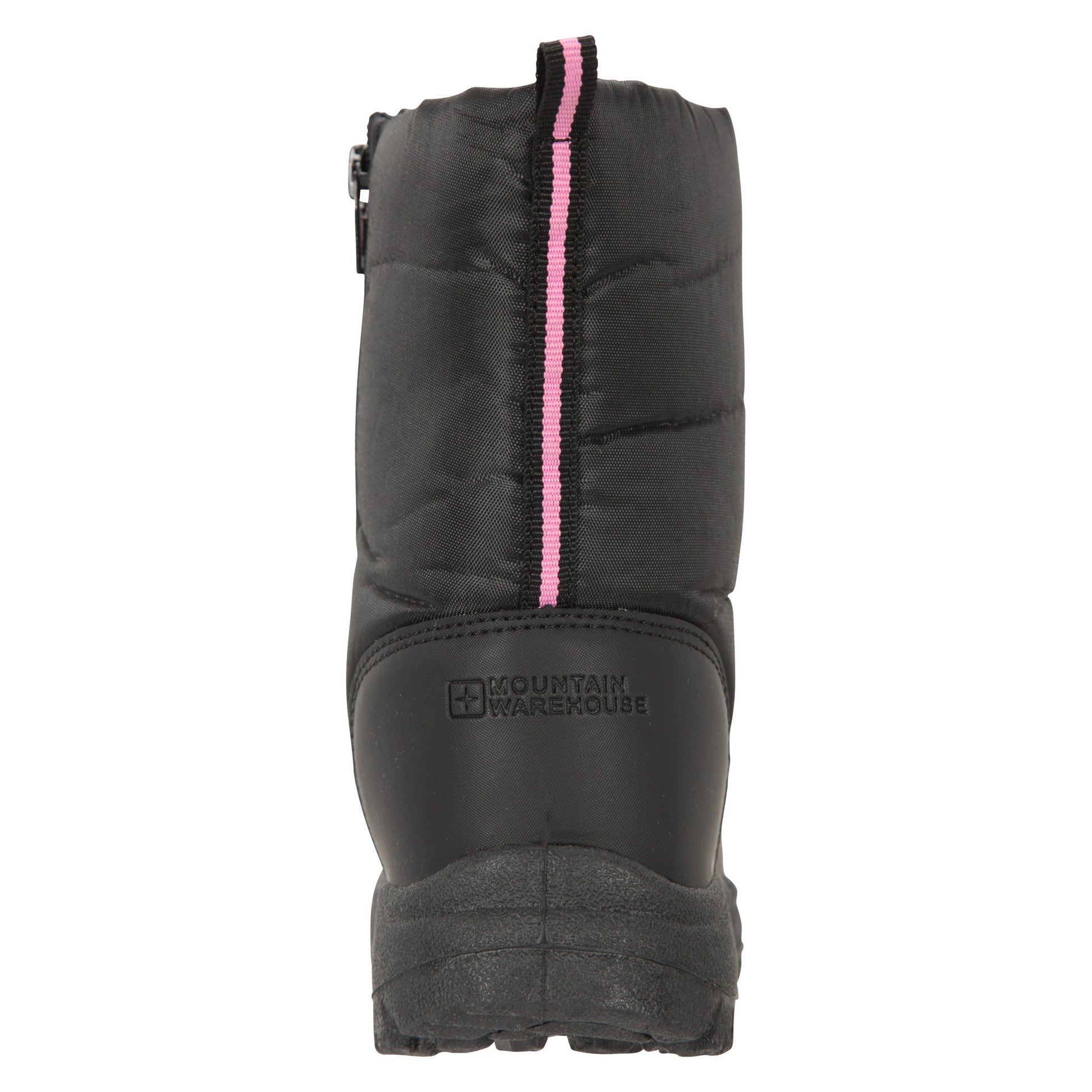 Bright Pink - Back - Mountain Warehouse Childrens-Kids Snowball Snow Boots
