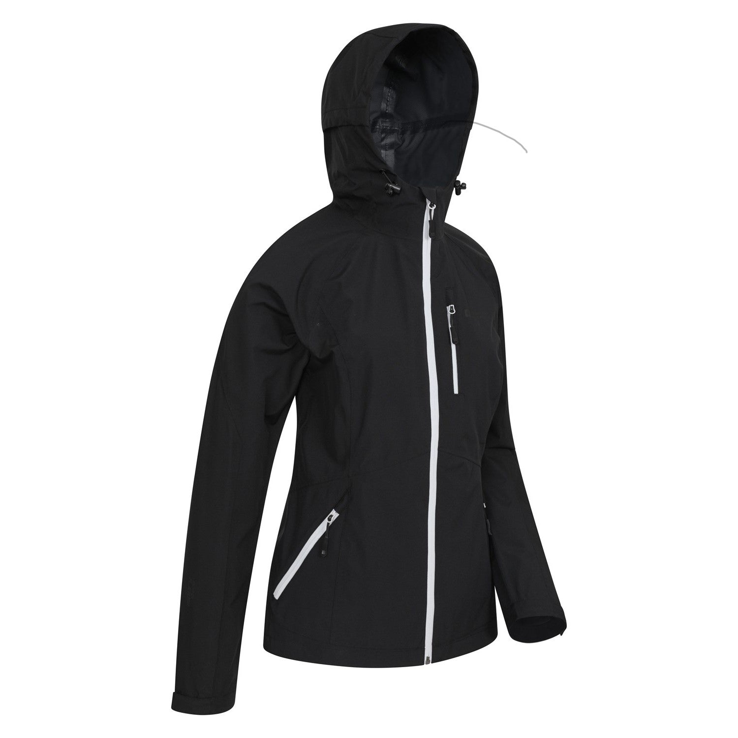 Black - Lifestyle - Mountain Warehouse Womens-Ladies Lightweight 2.5 Layer Waterproof Jacket