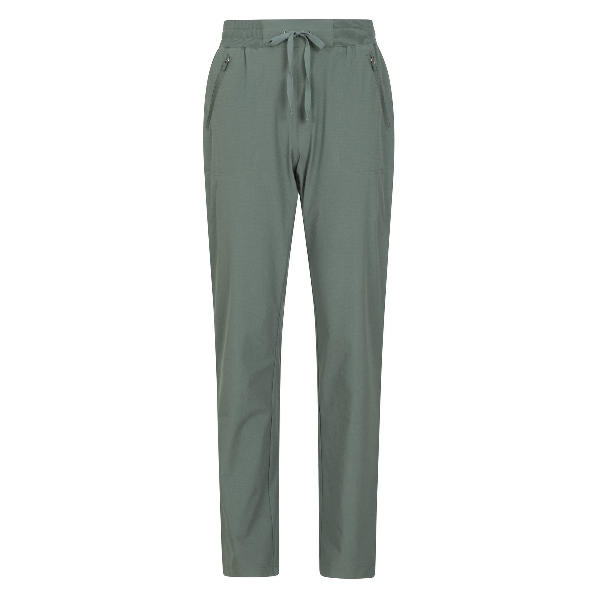 Green - Front - Mountain Warehouse Womens-Ladies Explore Hiking Trousers