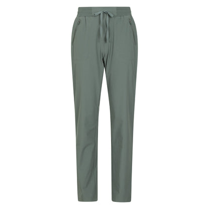 Green - Front - Mountain Warehouse Womens-Ladies Explore Hiking Trousers