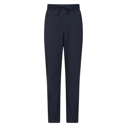 Dark Blue - Front - Mountain Warehouse Womens-Ladies Explore Hiking Trousers