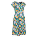 Tropical Blue - Lifestyle - Mountain Warehouse Womens-Ladies Sorrento Leaves UV Protection Skater Dress