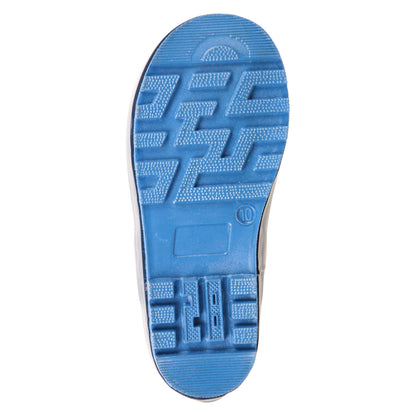 Teal - Side - Mountain Warehouse Childrens-Kids Dinosaur Skeleton Wellington Boots