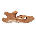 Brown - Back - Mountain Warehouse Womens-Ladies Sussex Wolverine Suede Sandals