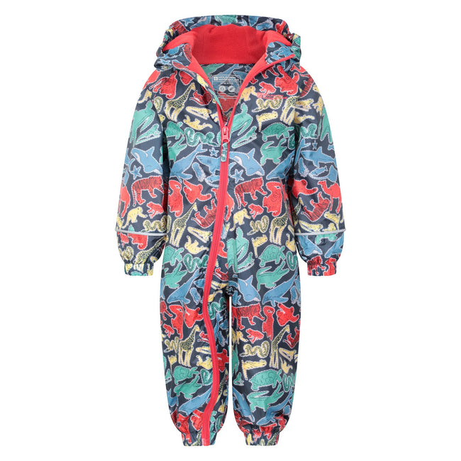 Mountain Warehouse Childrens Kids Spright Animals Waterproof Rain