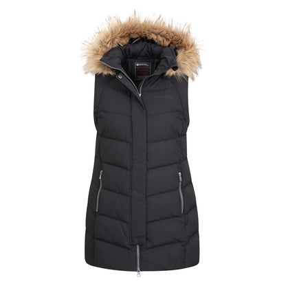 Black - Pack Shot - Mountain Warehouse Womens-Ladies Isla Extreme Gilet