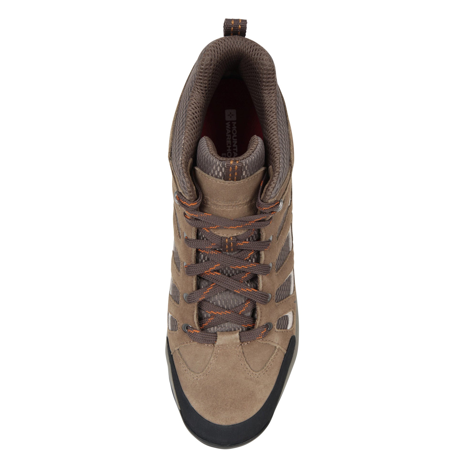 Brown - Close up - Mountain Warehouse Mens Field Extreme Suede Wide Walking Boots