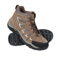 Brown - Front - Mountain Warehouse Mens Field Extreme Suede Wide Walking Boots