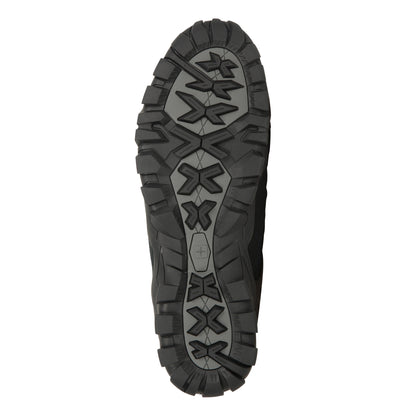 Navy - Close up - Mountain Warehouse Mens Curlews Waterproof Suede Walking Shoes