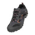 Dark Grey - Front - Mountain Warehouse Mens Curlews Waterproof Suede Walking Shoes