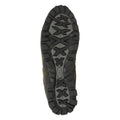 Khaki - Close up - Mountain Warehouse Mens Curlews Waterproof Suede Walking Shoes