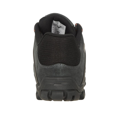 Dark Grey - Side - Mountain Warehouse Mens Curlews Waterproof Suede Walking Shoes