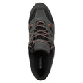 Dark Grey - Pack Shot - Mountain Warehouse Mens Curlews Waterproof Suede Walking Shoes