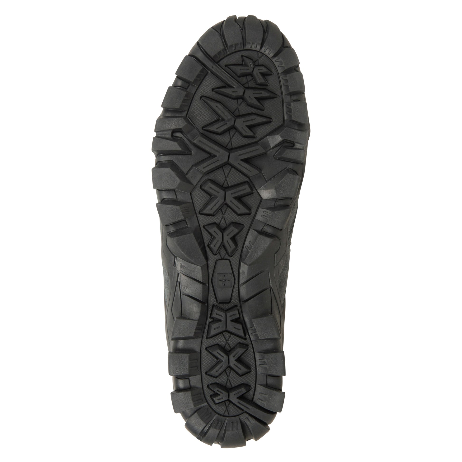 Dark Grey - Close up - Mountain Warehouse Mens Curlews Waterproof Suede Walking Shoes