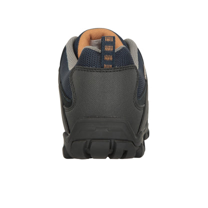 Navy - Side - Mountain Warehouse Mens Curlews Waterproof Suede Walking Shoes
