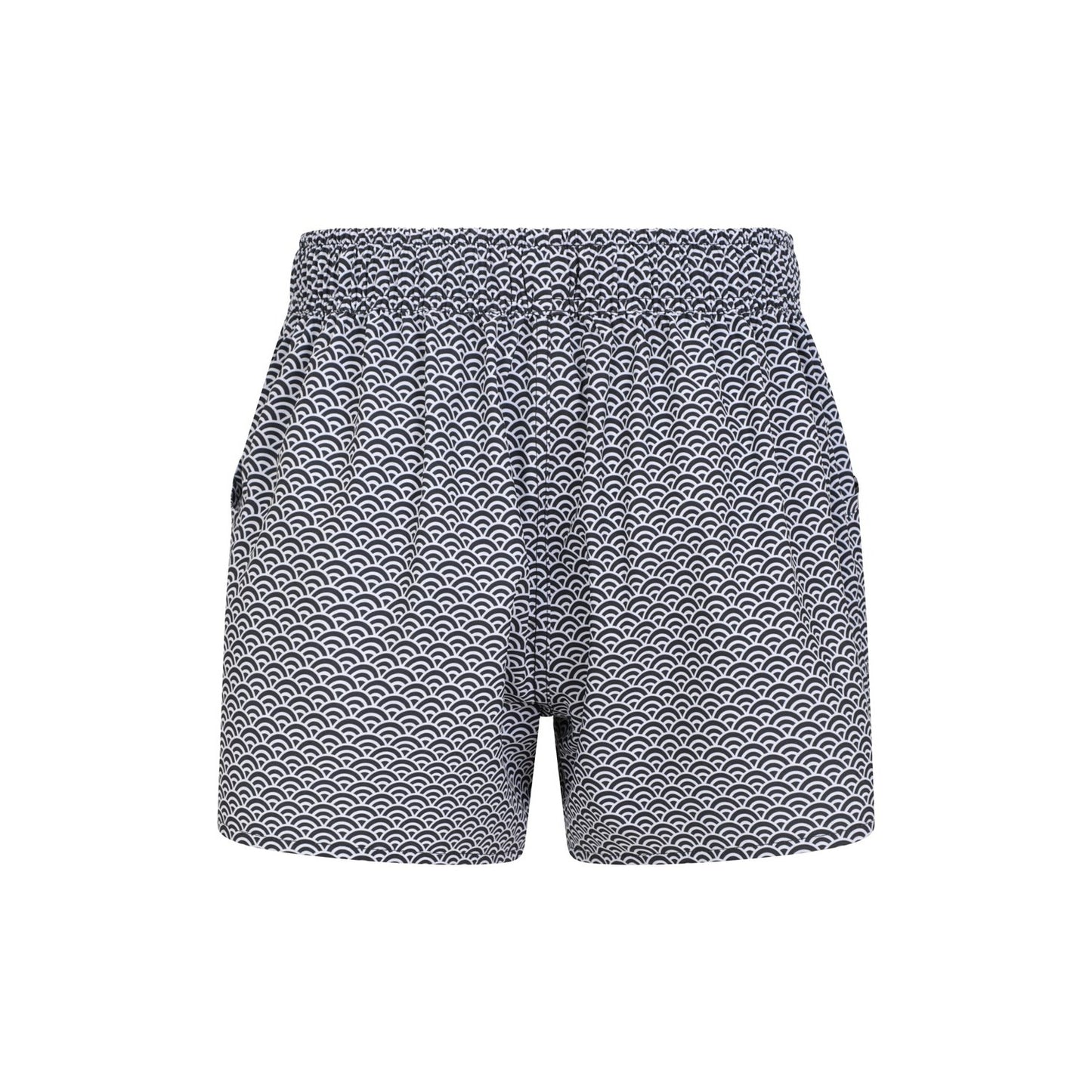 Monochrome - Back - Mountain Warehouse Womens-Ladies Patterned Stretch Boardshorts