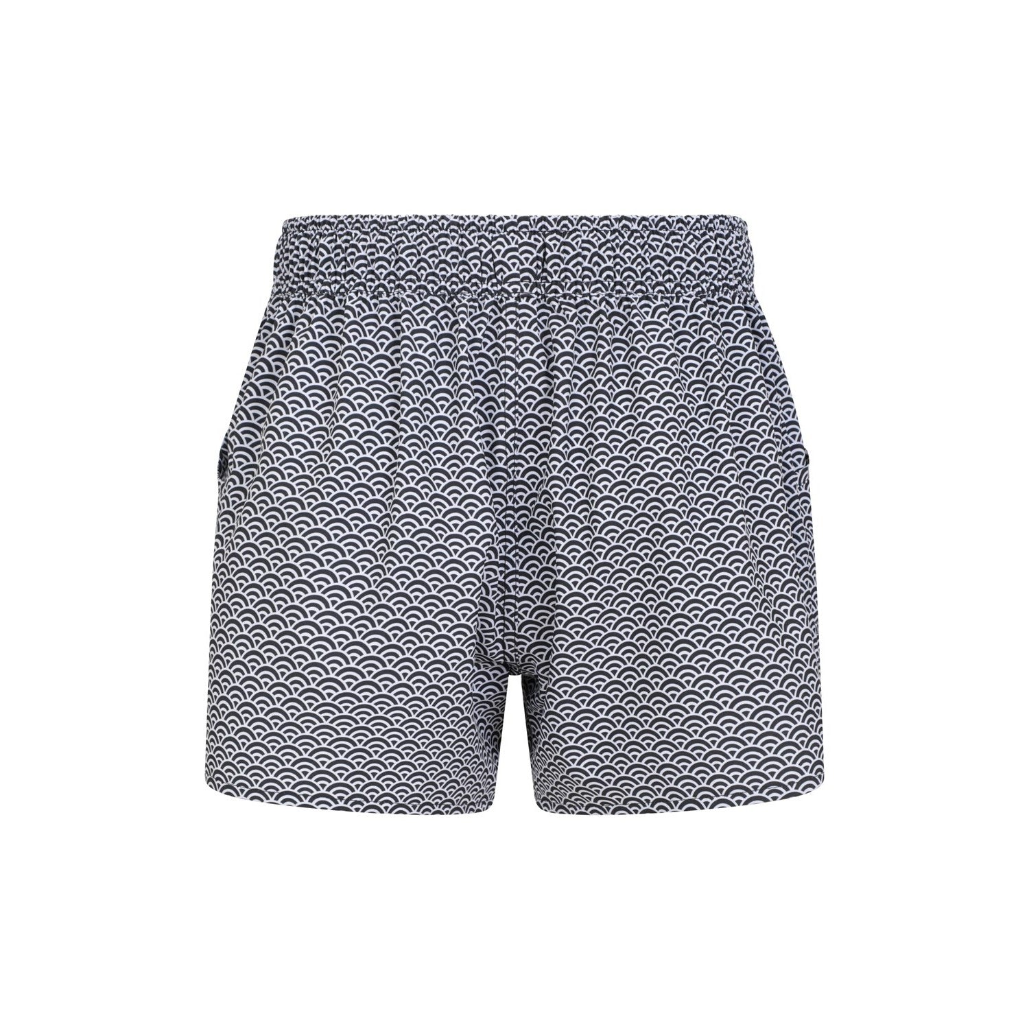 Monochrome - Back - Mountain Warehouse Womens-Ladies Patterned Stretch Boardshorts