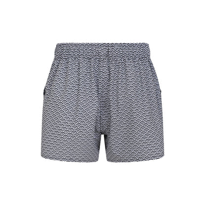 Jet Black - Back - Mountain Warehouse Womens-Ladies Patterned Stretch Boardshorts