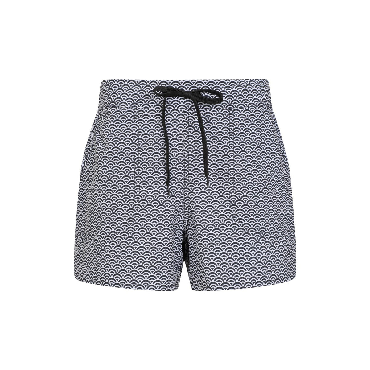 Jet Black - Front - Mountain Warehouse Womens-Ladies Patterned Stretch Boardshorts