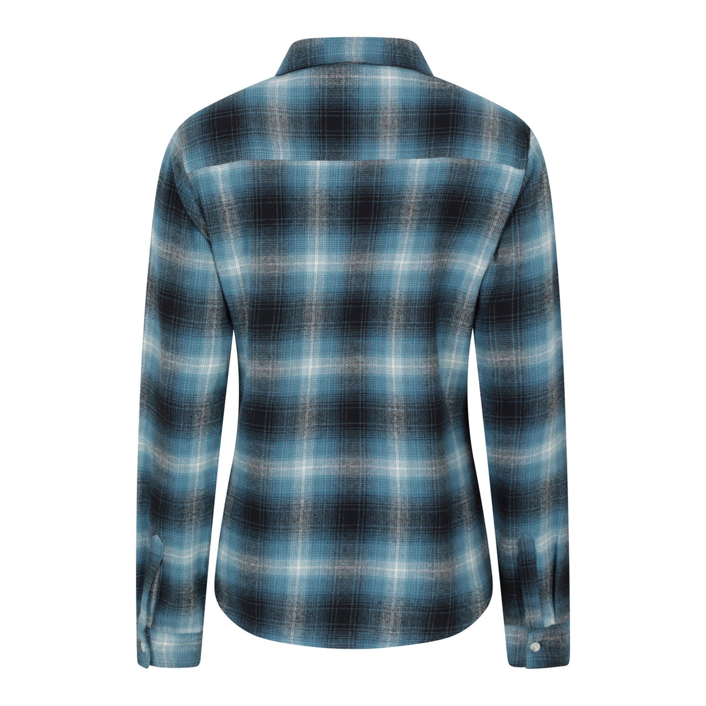 Dark Blue - Side - Mountain Warehouse Womens-Ladies Willow Flannel Shirt