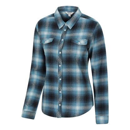 Dark Blue - Lifestyle - Mountain Warehouse Womens-Ladies Willow Flannel Shirt