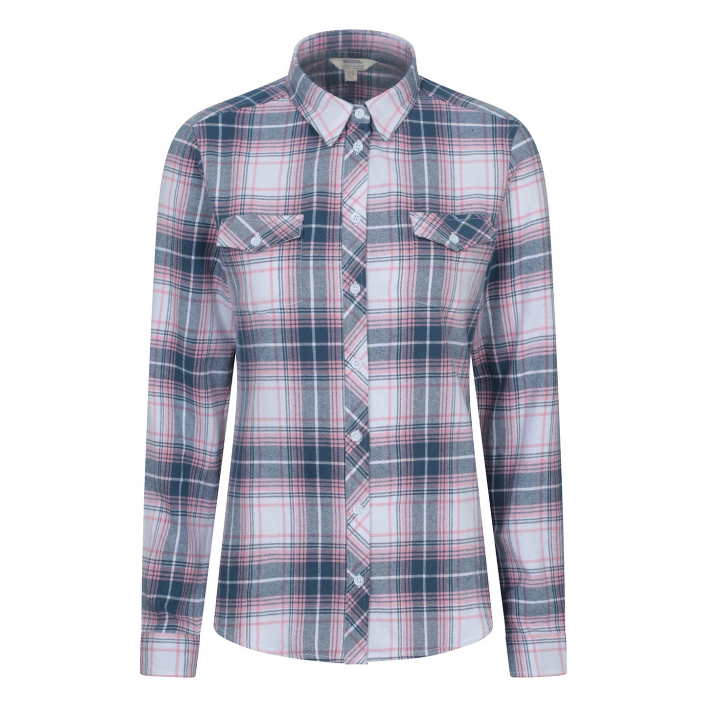 Off White - Front - Mountain Warehouse Womens-Ladies Willow Flannel Shirt