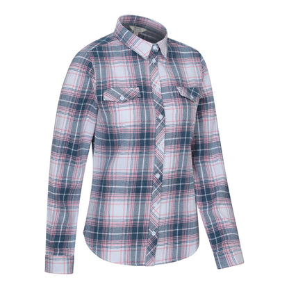 Off White - Side - Mountain Warehouse Womens-Ladies Willow Flannel Shirt
