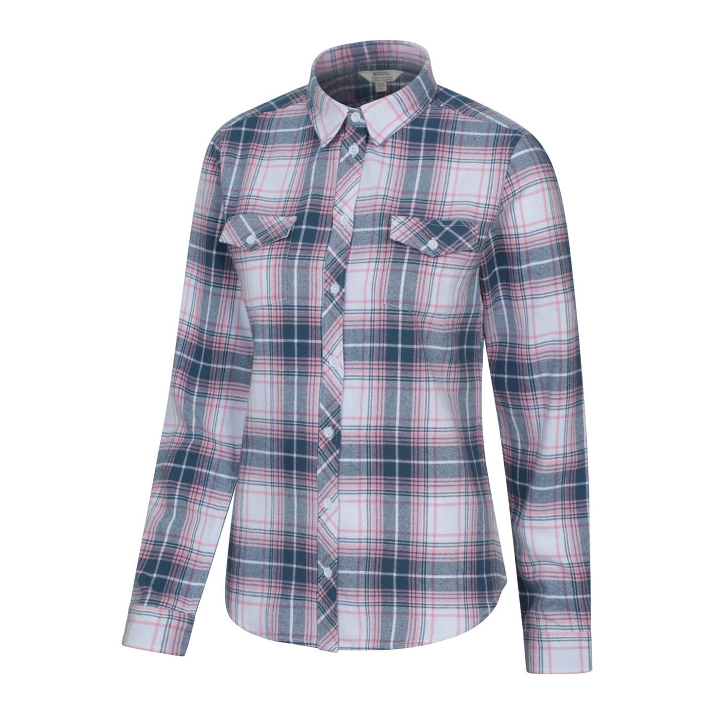 Off White - Lifestyle - Mountain Warehouse Womens-Ladies Willow Flannel Shirt