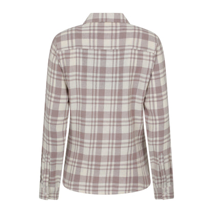 Beige - Back - Mountain Warehouse Womens-Ladies Willow Flannel Shirt