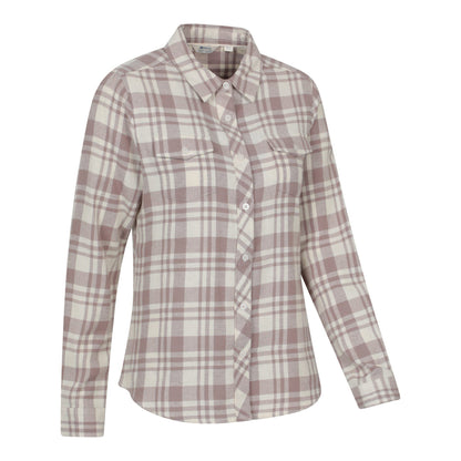 Beige - Side - Mountain Warehouse Womens-Ladies Willow Flannel Shirt