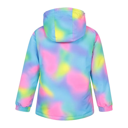 Bright Pink - Lifestyle - Mountain Warehouse Childrens-Kids Printed Ski Jacket Set