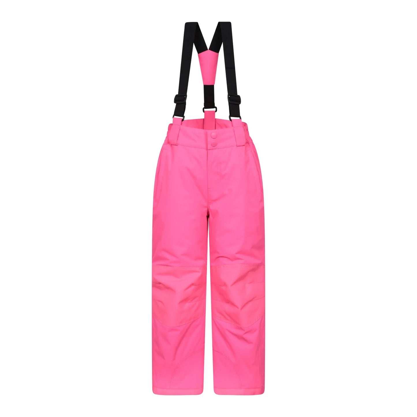 Bright Pink - Close up - Mountain Warehouse Childrens-Kids Printed Ski Jacket Set