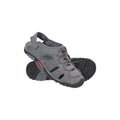Grey - Close up - Mountain Warehouse Mens Trek Sandals