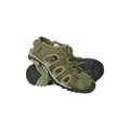 Khaki Green - Front - Mountain Warehouse Mens Trek Sandals