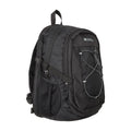 Black - Side - Mountain Warehouse Peregrine Logo Backpack