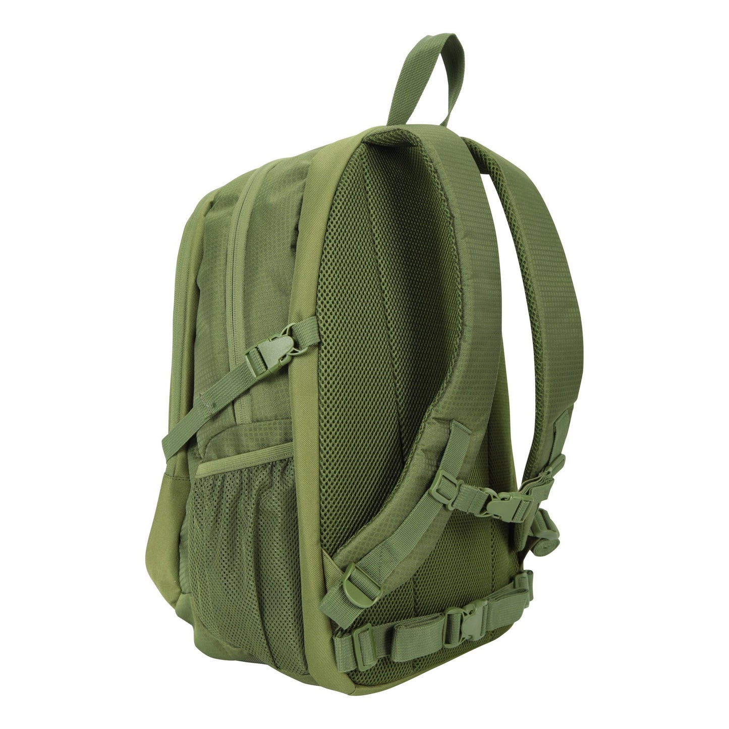 Green - Back - Mountain Warehouse Peregrine Logo Backpack