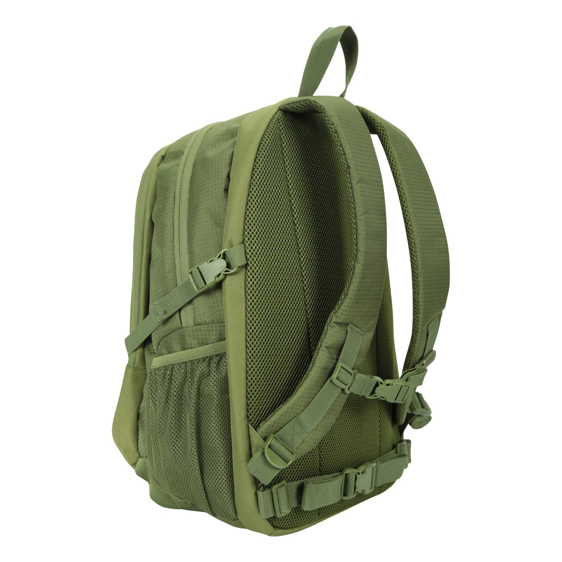 Green - Back - Mountain Warehouse Peregrine Logo Backpack