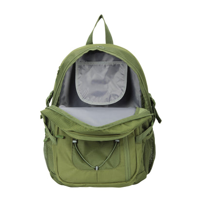 Green - Lifestyle - Mountain Warehouse Peregrine Logo Backpack