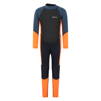 Bright Orange - Front - Mountain Warehouse Childrens-Kids Wetsuit