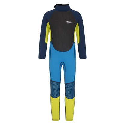 Bright Blue - Front - Mountain Warehouse Childrens-Kids Wetsuit