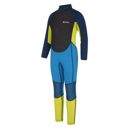 Bright Blue - Side - Mountain Warehouse Childrens-Kids Wetsuit