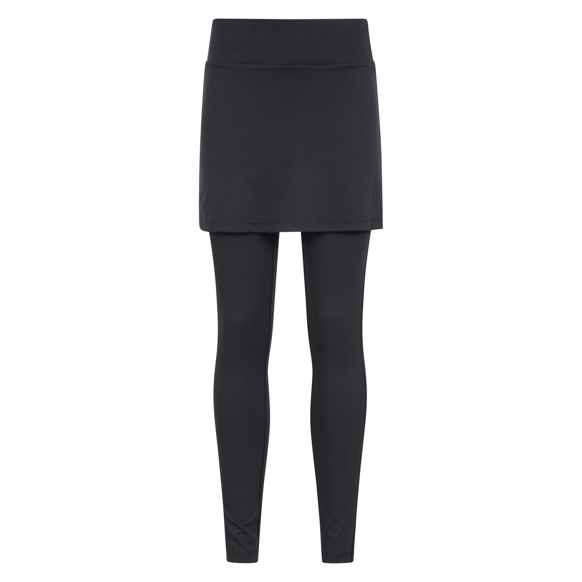 Black - Front - Mountain Warehouse Womens-Ladies Volley II Netball Leggings