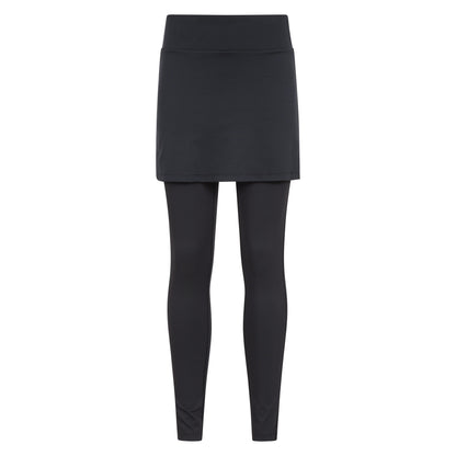 Black - Front - Mountain Warehouse Womens-Ladies Volley II Netball Leggings