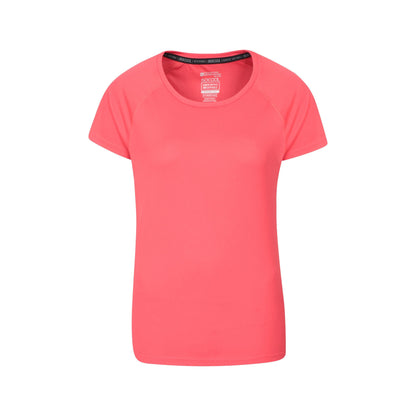 Pink - Front - Mountain Warehouse Womens-Ladies Endurance T-Shirt