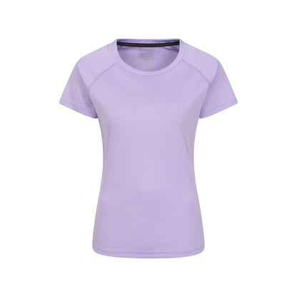 Lilac - Back - Mountain Warehouse Womens-Ladies Endurance T-Shirt