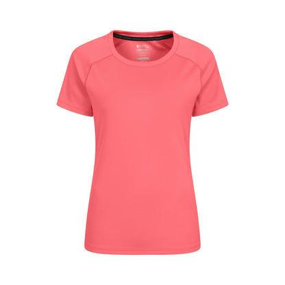 Pink - Back - Mountain Warehouse Womens-Ladies Endurance T-Shirt