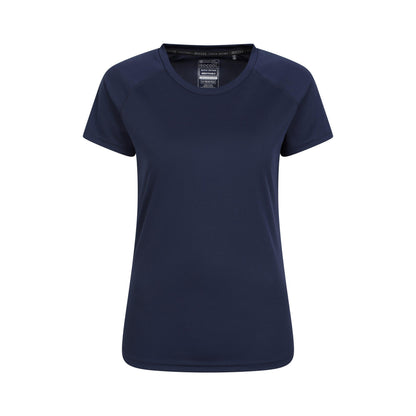 Navy - Front - Mountain Warehouse Womens-Ladies Endurance T-Shirt