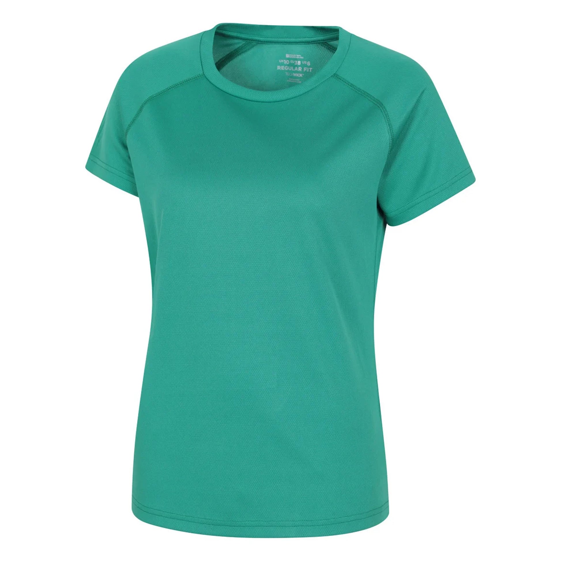 Bright Green - Side - Mountain Warehouse Womens-Ladies Endurance T-Shirt