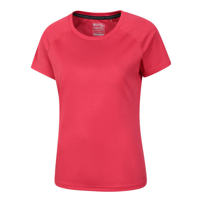 Coral - Side - Mountain Warehouse Womens-Ladies Endurance T-Shirt